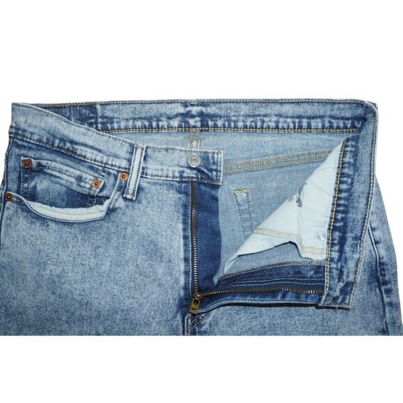 Levi’s 510 Skinny Fit Men’s Jeans – Light Wash Distressed Knees – W34 L30 - Picture 3 of 7